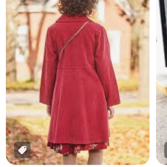 NWOT XL Red Corduroy April Cornell Coat Jacket woman’s Extra Large - Picture 3 of 5